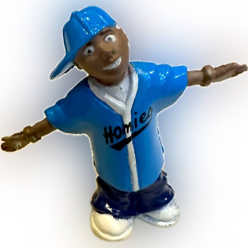 VTG RARE LIL HOMIES B-BOY SERIES 3 1.75” BLUE JERSEY BASEBALL COLLECTIBLE FIGURE